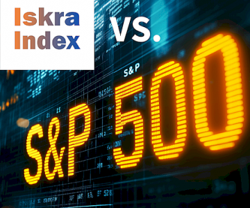 Эффект Искра Индекс (2): >7 пп премия к среднегодовой доходности S&P500 при на 18% меньшем риске
